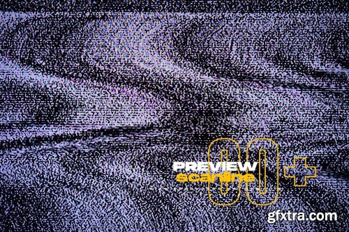 CreativeMarket - 62 Abstract Scanline Glitch Texture 5171877