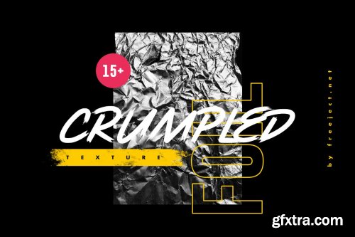 CreativeMarket - 15+ Crumpled Foil Texture 5123088