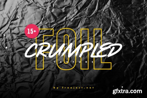 CreativeMarket - 15+ Crumpled Foil Texture 5123088