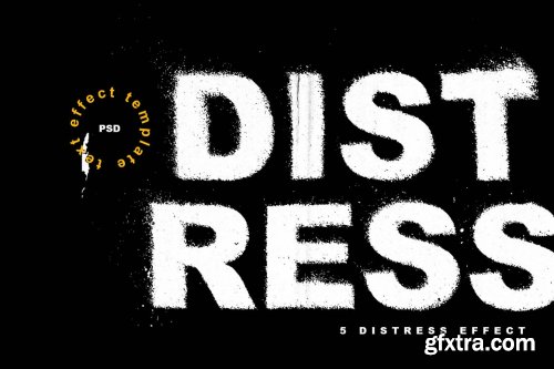 CreativeMarket - Distress Damage Text Effect Template 6067949