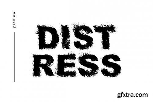 CreativeMarket - Distress Damage Text Effect Template 6067949