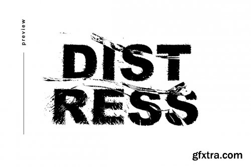 CreativeMarket - Distress Damage Text Effect Template 6067949