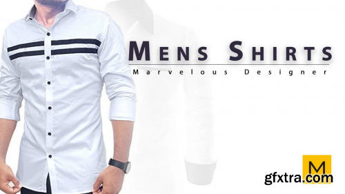  Men's Shirt In Marvelous Designer