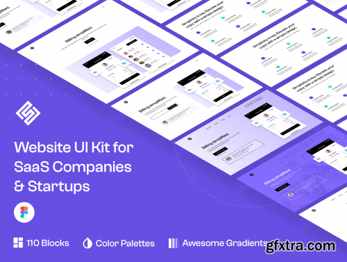 SaaS Blocks Website UI Kit for SaaS Companies & Startups