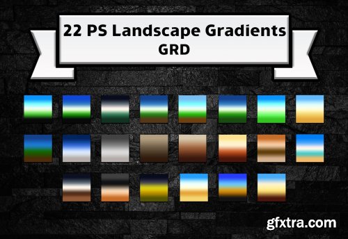 CreativeMarket - Photoshop landscape gradient pack 7168215