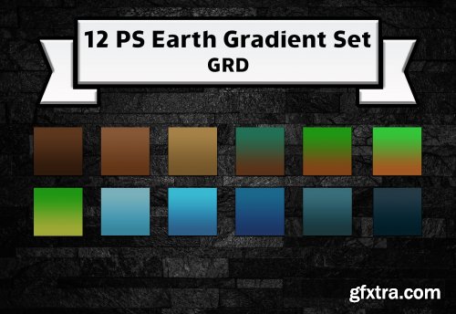 CreativeMarket - Adobe Photoshop earth gradient set 7168140