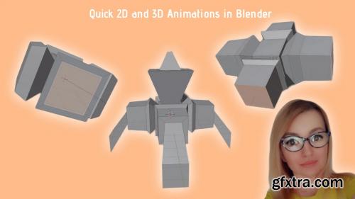  Quick 2D and 3D Animations in Blender