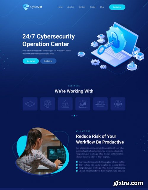 CyberJet | PSD Template