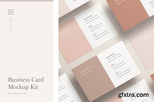 CreativeMarket - Business Card Mockup Kit 3917121