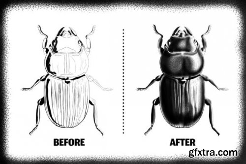 CreativeMarket - Stipple Photoshop Brushes 5802582