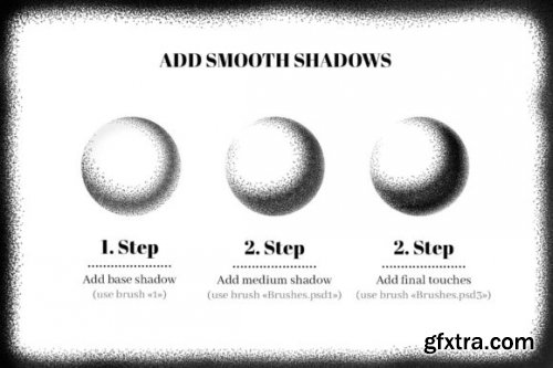 CreativeMarket - Stipple Photoshop Brushes 5802582