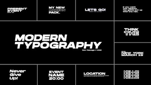 Videohive - Typography Titles 2.0 | Premiere Pro - 37484146 - 37484146