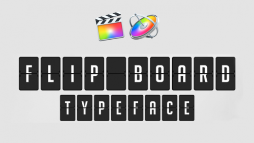 Videohive - Flip Board - Animated Typeface for FCPX and Apple Motion 5 - 37565511 - 37565511