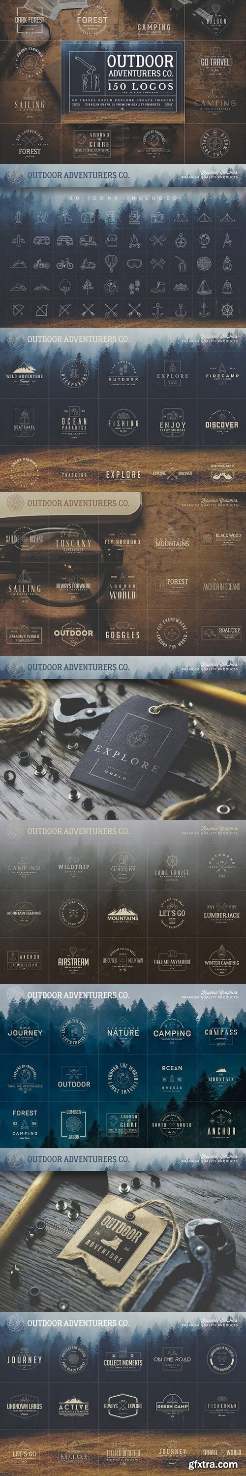 150 Outdoor Adventurers Logos 150 Outdoor Adventurers Logos