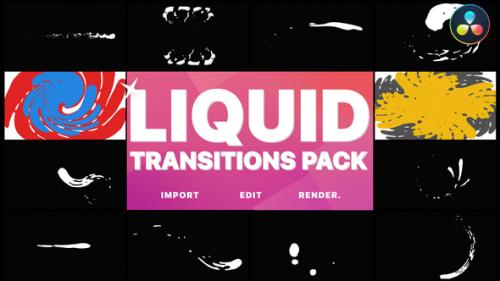 Videohive - Liquid Elements And Transitions | DaVinci Resolve - 37567202 - 37567202