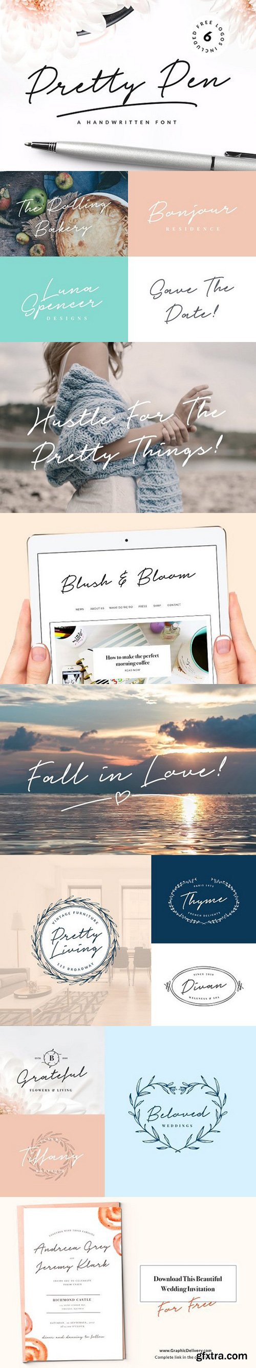 Pretty Pen Handwritten Font