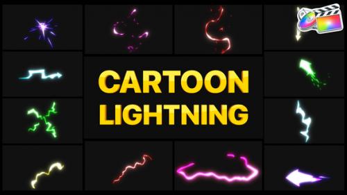 Videohive - Cartoon Lightning Elements | FCPX - 37649760 - 37649760