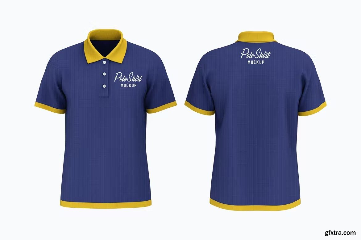Polo Shirt Mockup » GFxtra