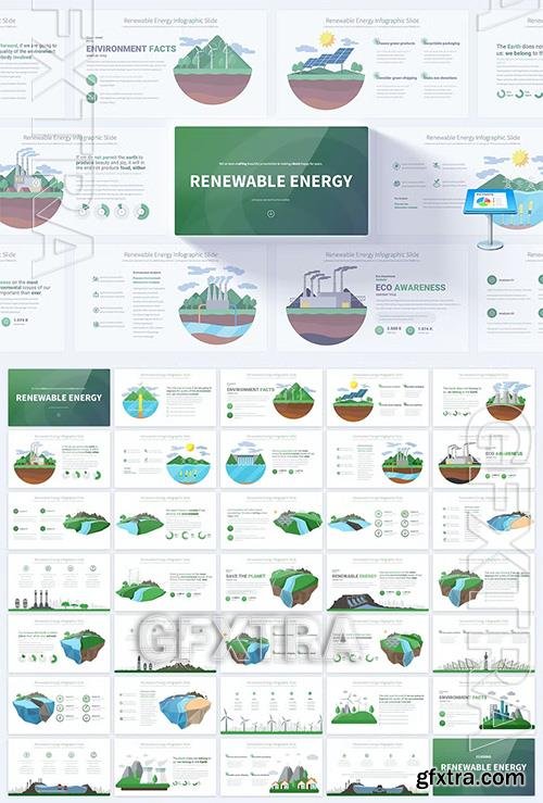 Renewable Energy - Keynote Infographics Slides 2Y7REAR