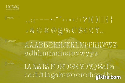 Lagmaq Unique Serif Font