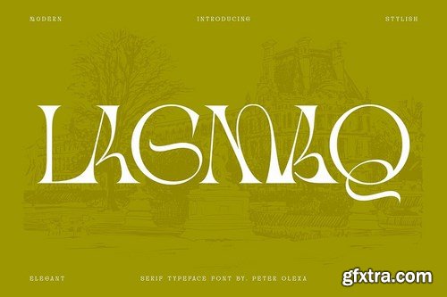 Lagmaq Unique Serif Font