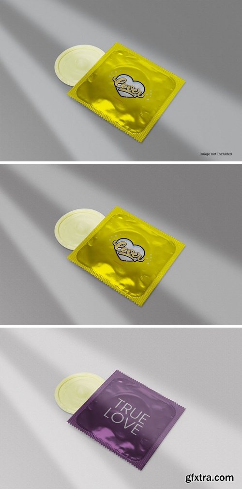 Condom Packaging Mockups