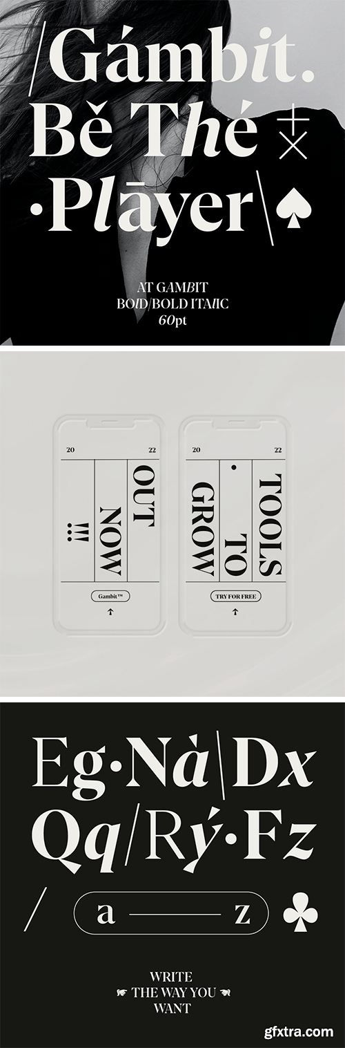 At Gambit Font Family At Gambit Font Family