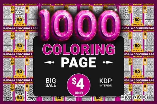 Coloring Pages Mega Bundle