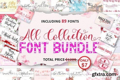 All Collections Font Bundle 24881996