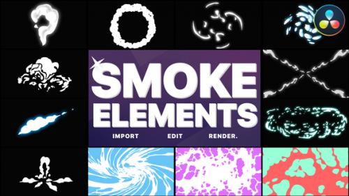 Videohive - Smoke Elements Pack 06 | DaVinci Resolve - 37720749 - 37720749