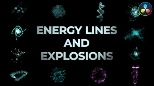 Videohive - Energy Lines And Explosions for DaVinci Resolve - 37724939 - 37724939
