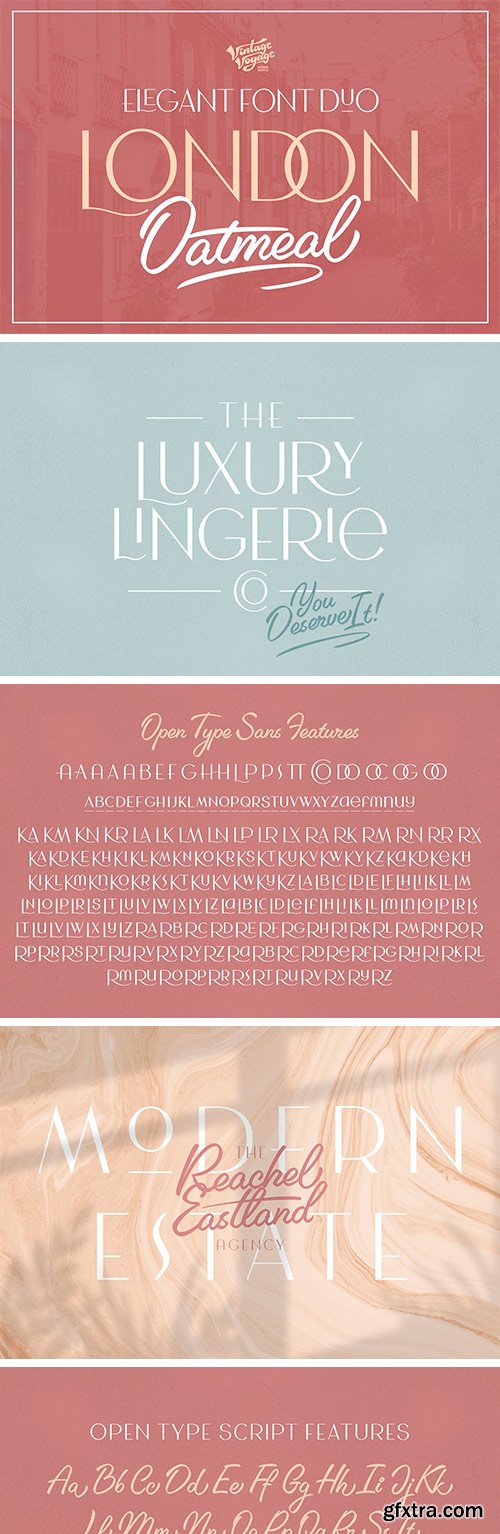 London Oatmeal - Stylish Duo London Oatmeal - Stylish Duo