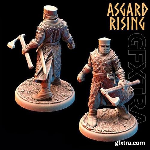 3D Print Models Asgard Rising - Medieval Knight 1