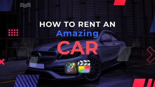 Videohive - Car Rent Slideshow | Final Cut Pro X & Apple Motion - 37346506 - 37346506