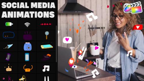 Videohive - Social Media Stickers for FCPX - 37444134 - 37444134
