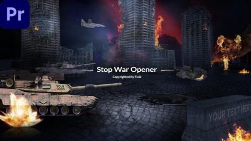 Videohive - Stop War Opener | Premiere Pro - 37736998 - 37736998