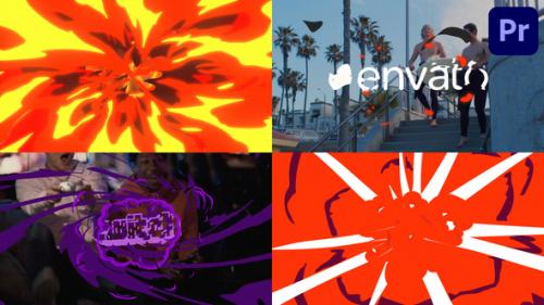 Videohive - Cartoon Extreme Logo Pack for Premiere Pro - 37739673 - 37739673