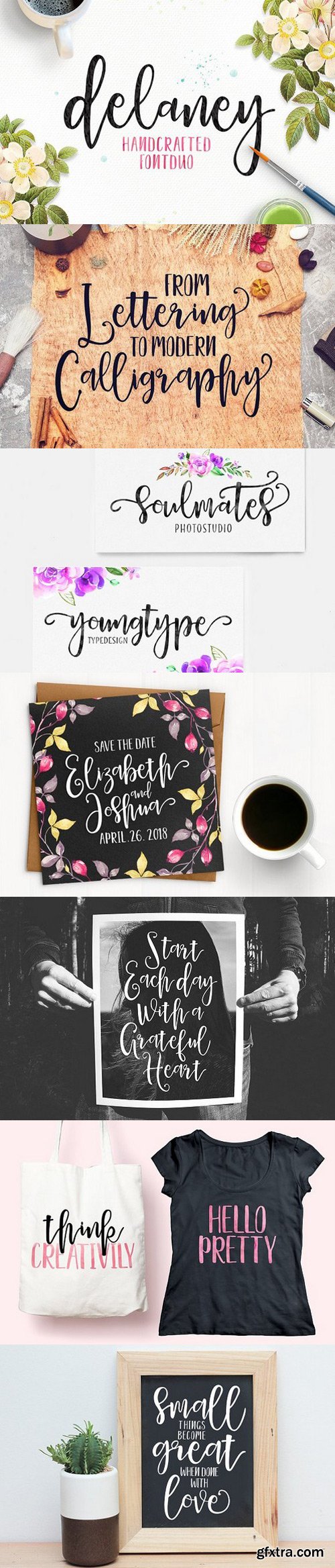 Delaney Script Fonts