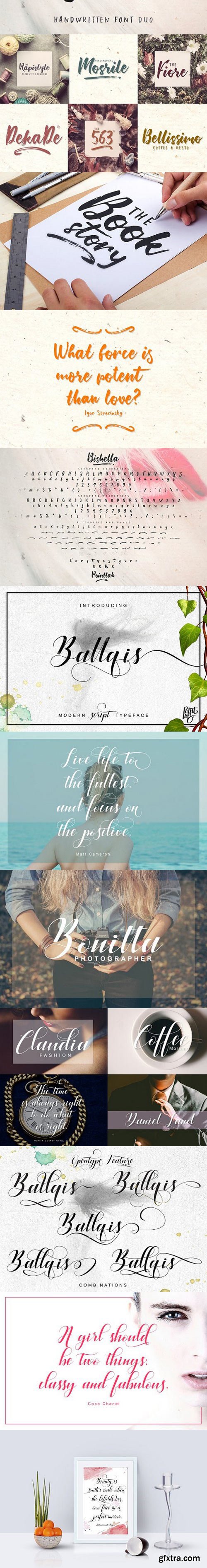 Font Bundle Calligrapy