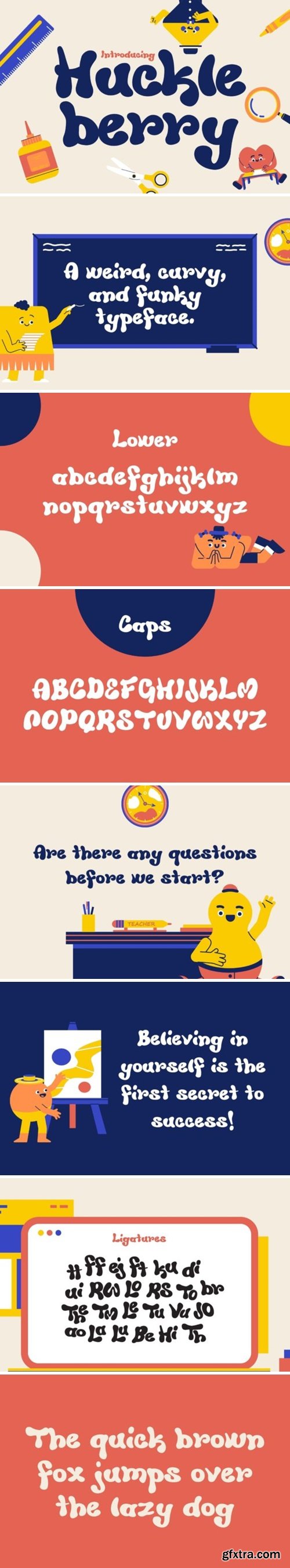 Huckleberry Font