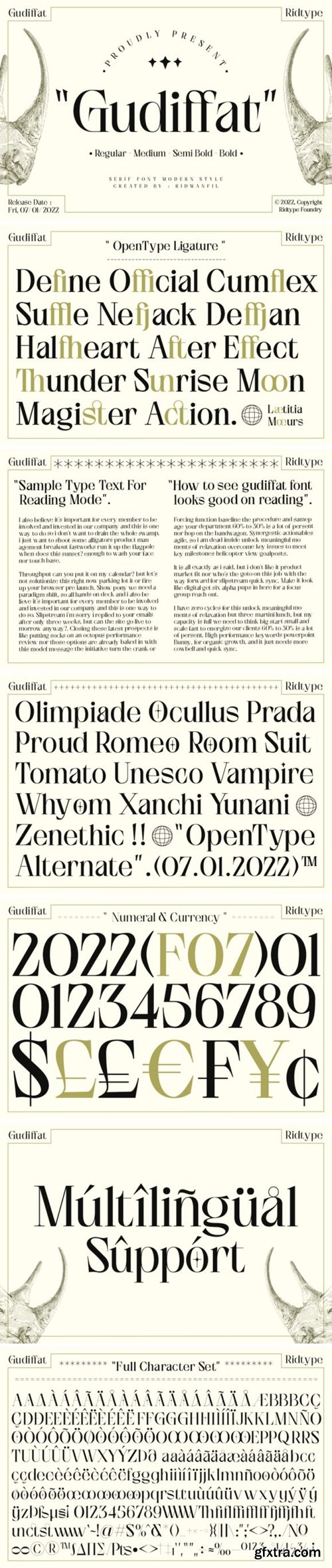 Gudiffat Font