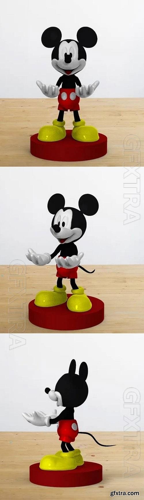 Print Model Smartphone Stand Mickey Mouse in 3D