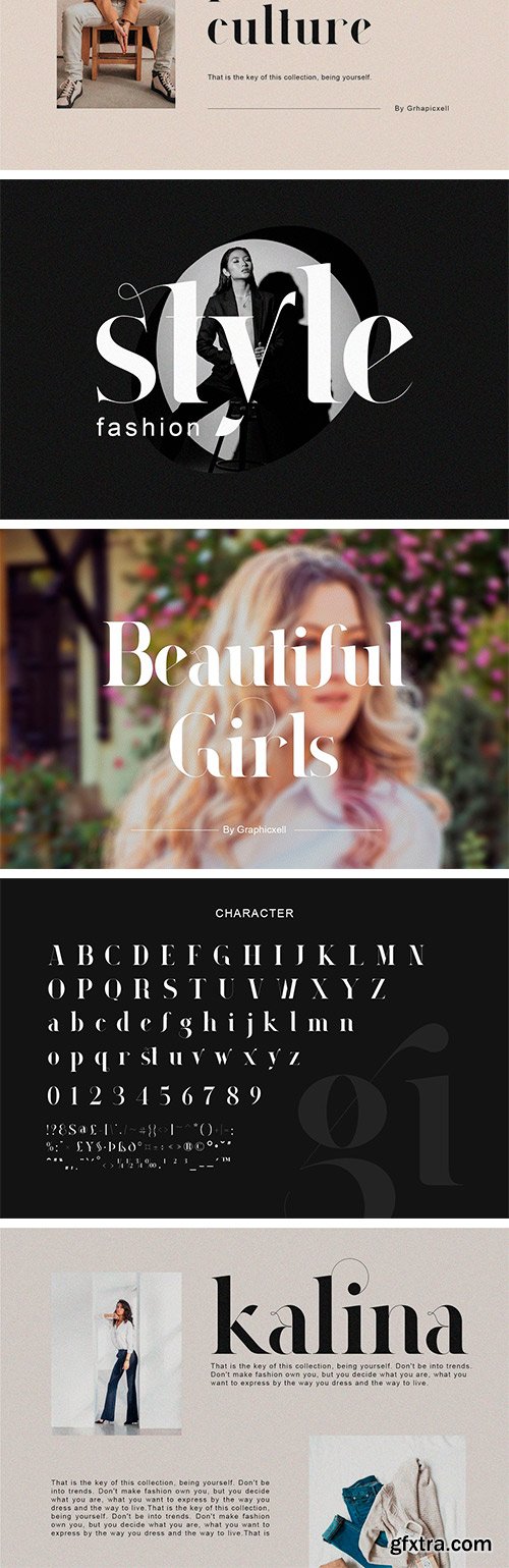 Morgina - Ligature Typeface Morgina - Ligature Typeface