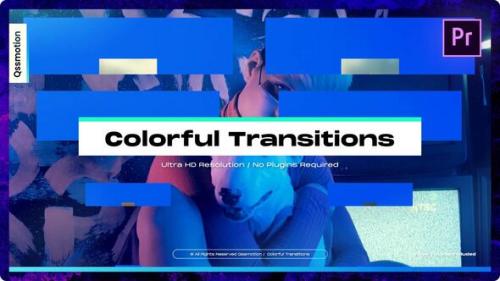 Videohive - Colorful Transitions For Premiere Pro - 37786068 - 37786068