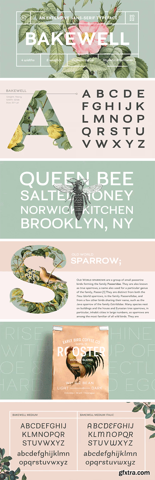 Bakewell Font Family Bakewell Font Family