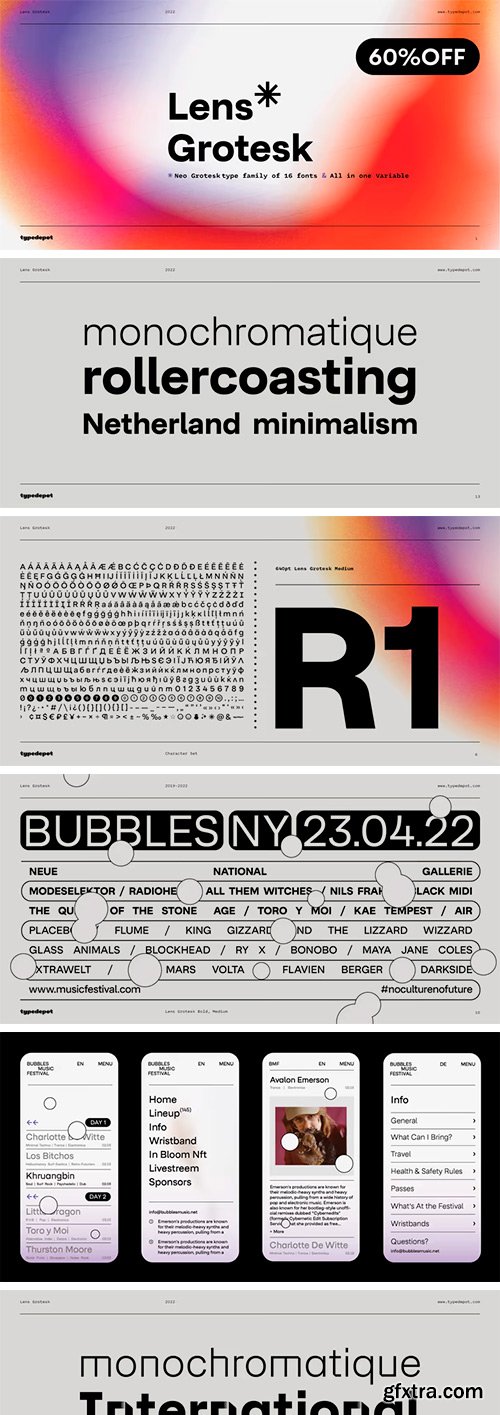 Lens Grotesk Font Family Lens Grotesk Font Family