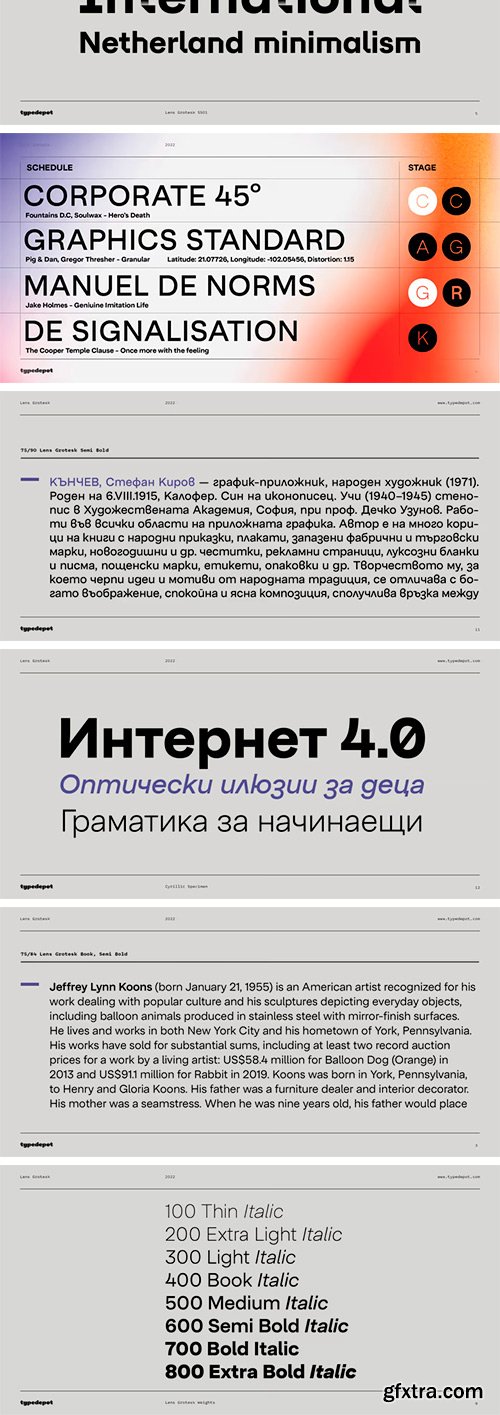 Lens Grotesk Font Family Lens Grotesk Font Family
