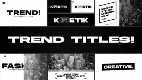 Videohive - Kinetic Titles | FCPX - 37864412 - 37864412