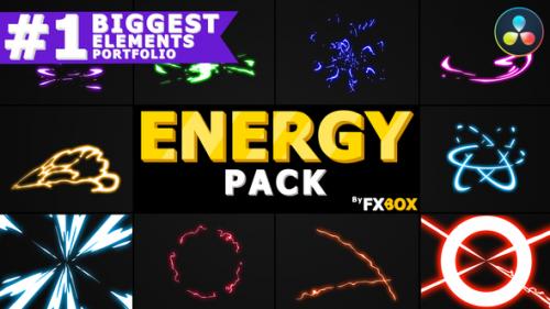 Videohive - Cartoon Energy Charges | DaVinci Resolve - 37892318 - 37892318