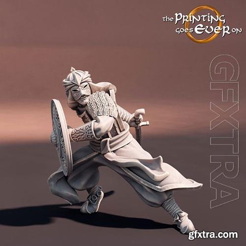 3D Print Model Southerner Warrior - B